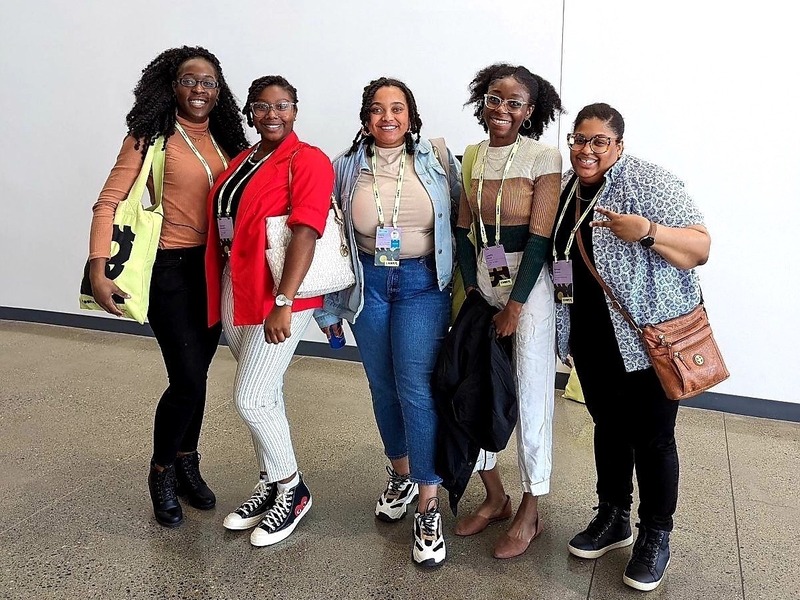 Config | The Figma Conference | Group Photo of Black Girls in Tech